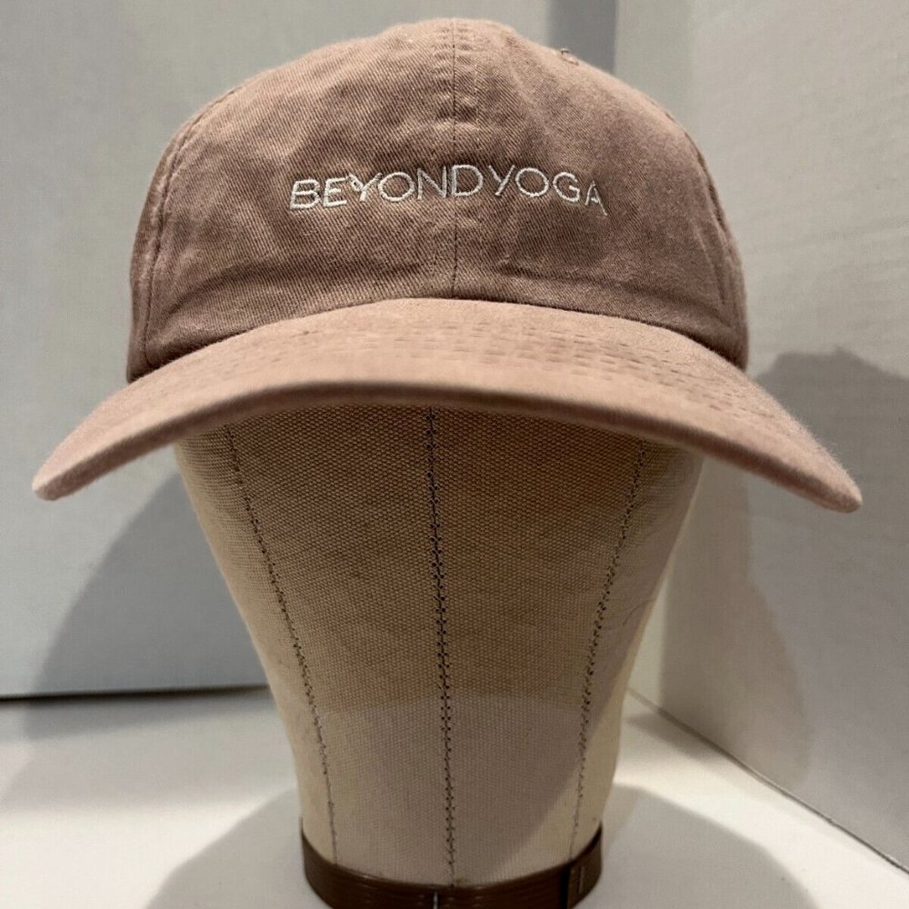 Beyond Yoga Beige Dad Hat Adjustable Adult Size Clean Unworn